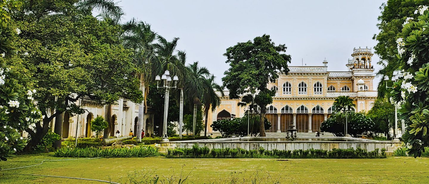 Exterior view of the Chowmalla Palace