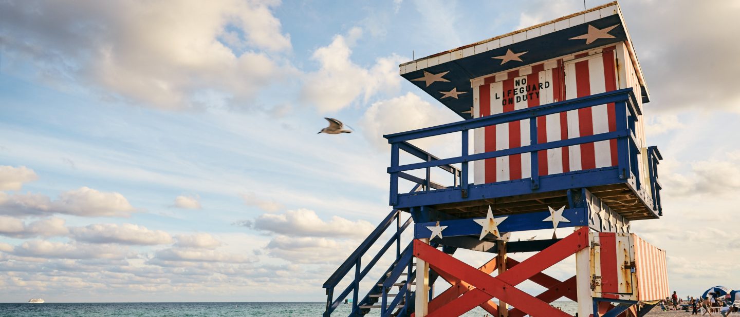 Strand in Miami _ beach Miami